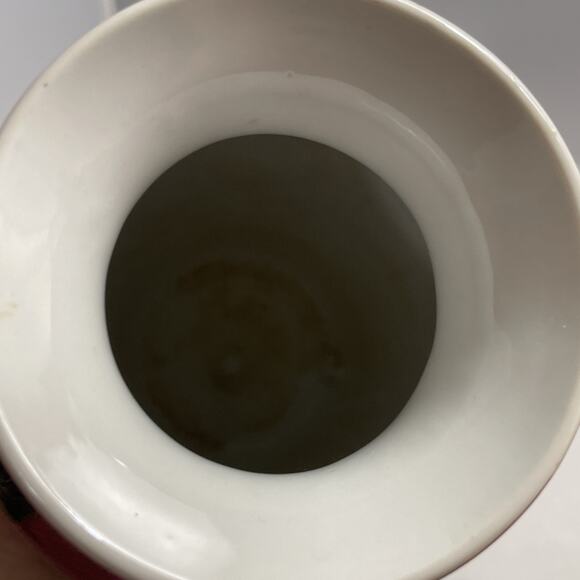 Vintage China Hand Painted Vase Flowers And Butterflies With Gold Accents - Picture 8 of 9